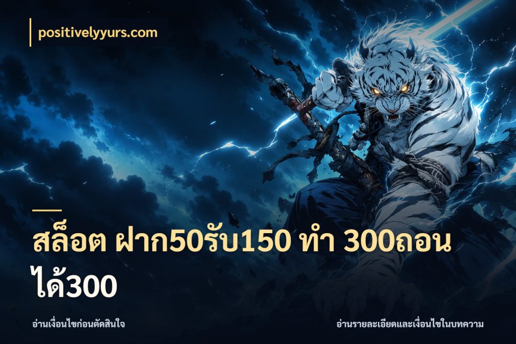 สล็อต ฝาก50รับ150 ทํา 300ถอนได้300 รูปแบบโบนัสกับสิทธิ์ของสายเกม ในมุม positivelyyurs.com