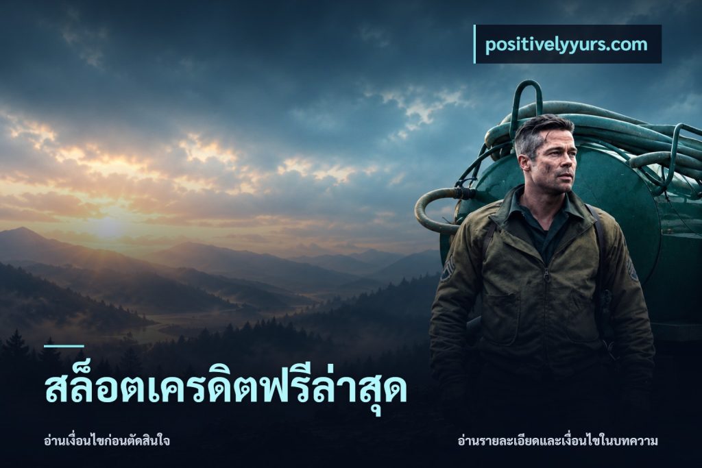 สล็อตเครดิตฟรีล่าสุด