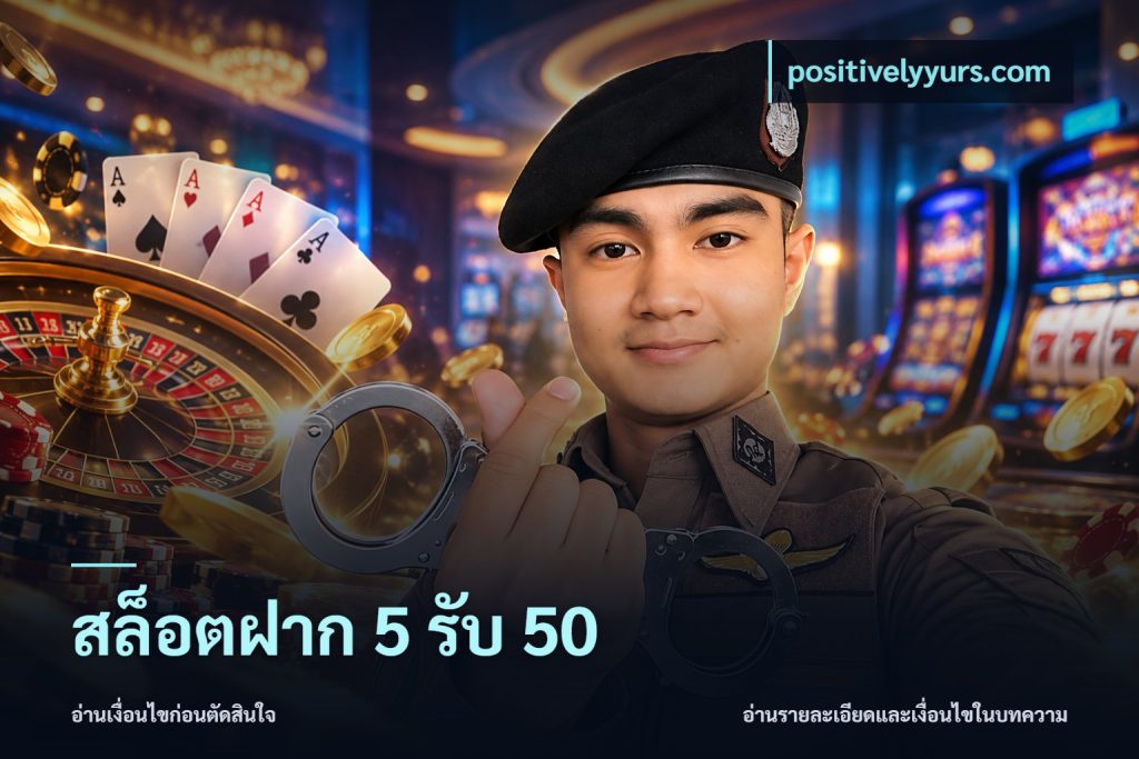 สล็อตฝาก 5 รับ 50