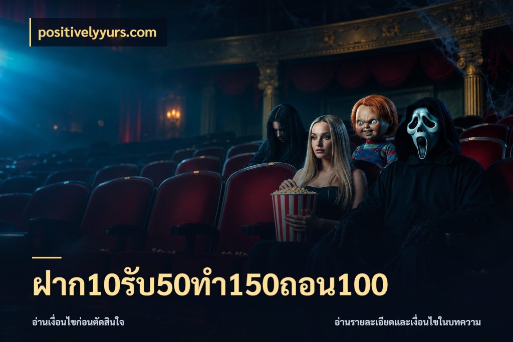 ฝาก10รับ50ทํา150ถอน100 สีสันของโปรฝากและยอดรับ ในมุม positivelyyurs.com