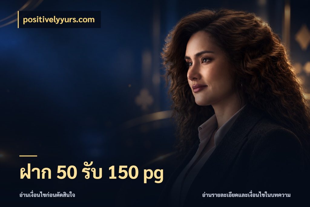 ฝาก 50 รับ 150 pg รูปแบบโบนัสกับสิทธิ์ของสายเกม สไตล์ positivelyyurs.com
