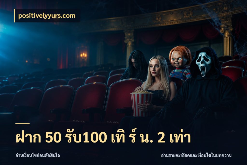 ฝาก 50 รับ100 เทิ ร์ น. 2 เท่า จับคู่โบนัสกับสไตล์เกมที่ชอบ ในมุม positivelyyurs.com