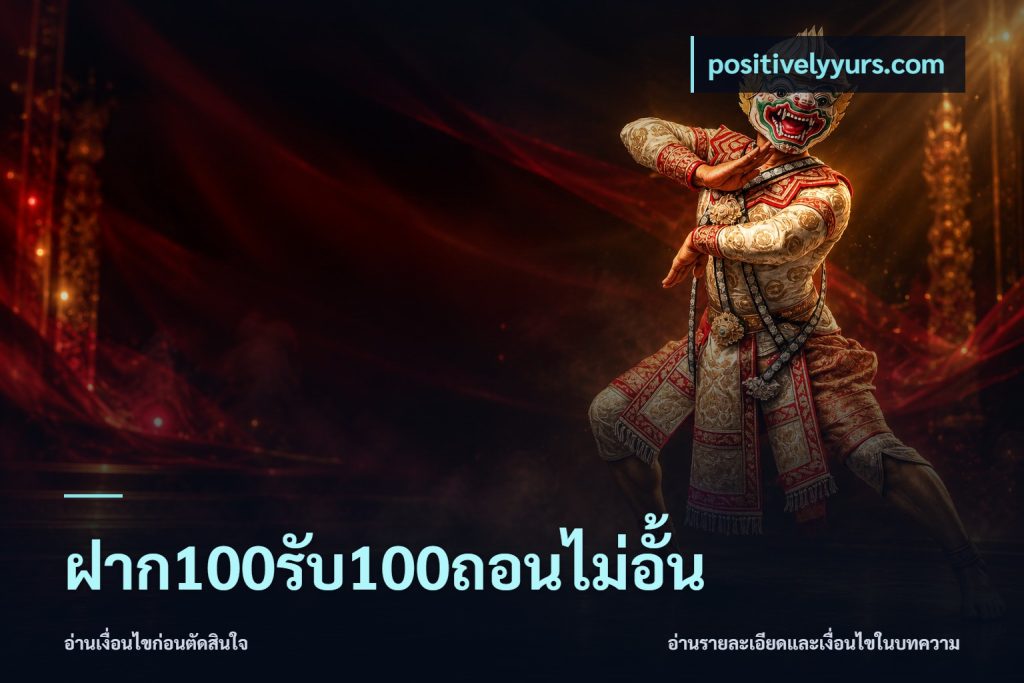 ฝาก100รับ100ถอนไม่อั้น