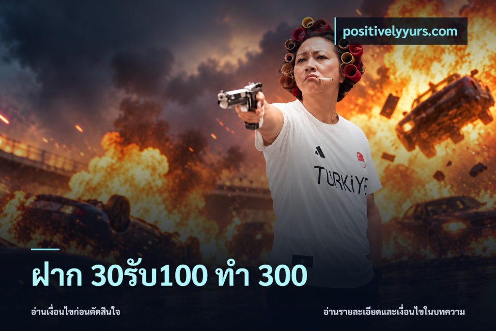 ฝาก 30รับ100 ทำ 300