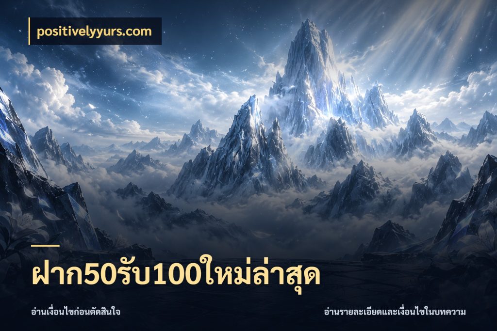 ฝาก50รับ100ใหม่ล่าสุด เปิดมุมโปรให้เข้ากับเกมแนวโปรด กับ positivelyyurs.com