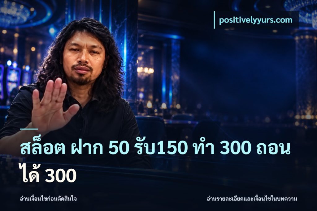 สล็อต ฝาก 50 รับ150 ทํา 300 ถอนได้ 300