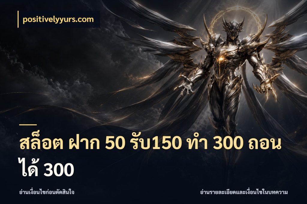 สล็อต ฝาก 50 รับ150 ทํา 300 ถอนได้ 300 positivelyyurs.com เปิดมุมโปรให้เข้ากับเกมแนวโปรด
