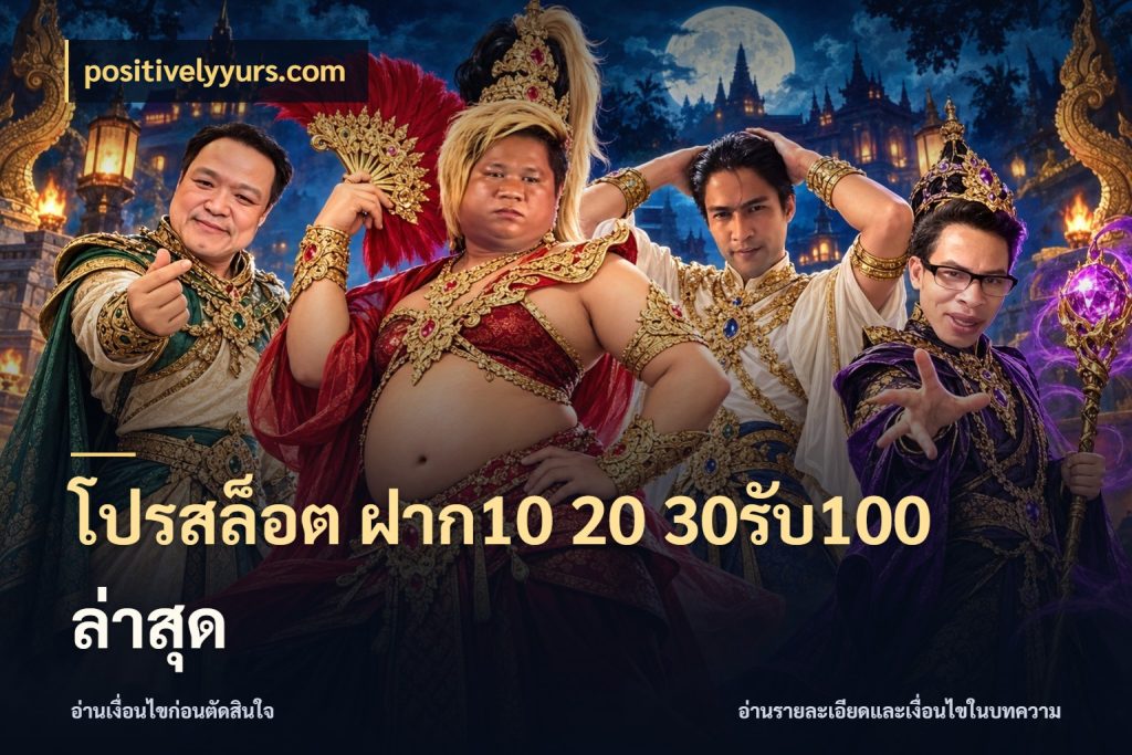โปรสล็อต ฝาก10 20 30รับ100 ล่าสุด จุดเด่นของเครดิตที่คนชอบเกมอยากรู้ ในมุม positivelyyurs.com
