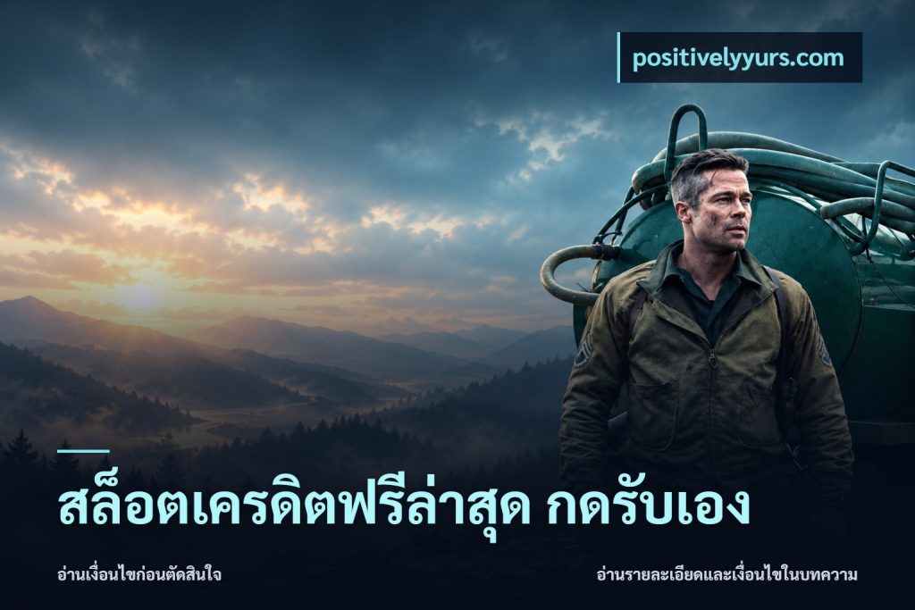 สล็อตเครดิตฟรีล่าสุด กดรับเอง