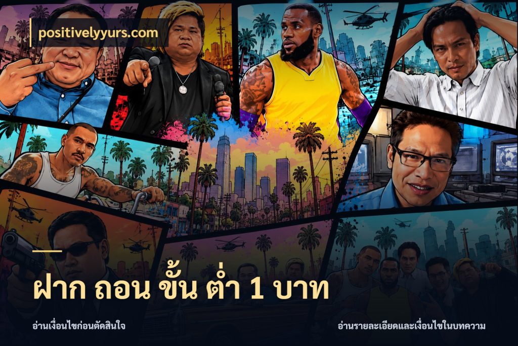 ฝาก ถอน ขั้น ต่ำ 1 บาท สายทุนน้อยเลือกความสนุกให้พอดี ในมุม positivelyyurs.com