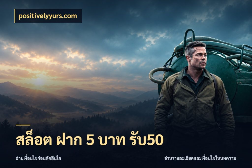 สล็อต ฝาก 5 บาท รับ50 จับคู่โบนัสกับสไตล์เกมที่ชอบ กับ positivelyyurs.com