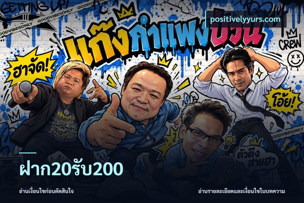 ฝาก20รับ200