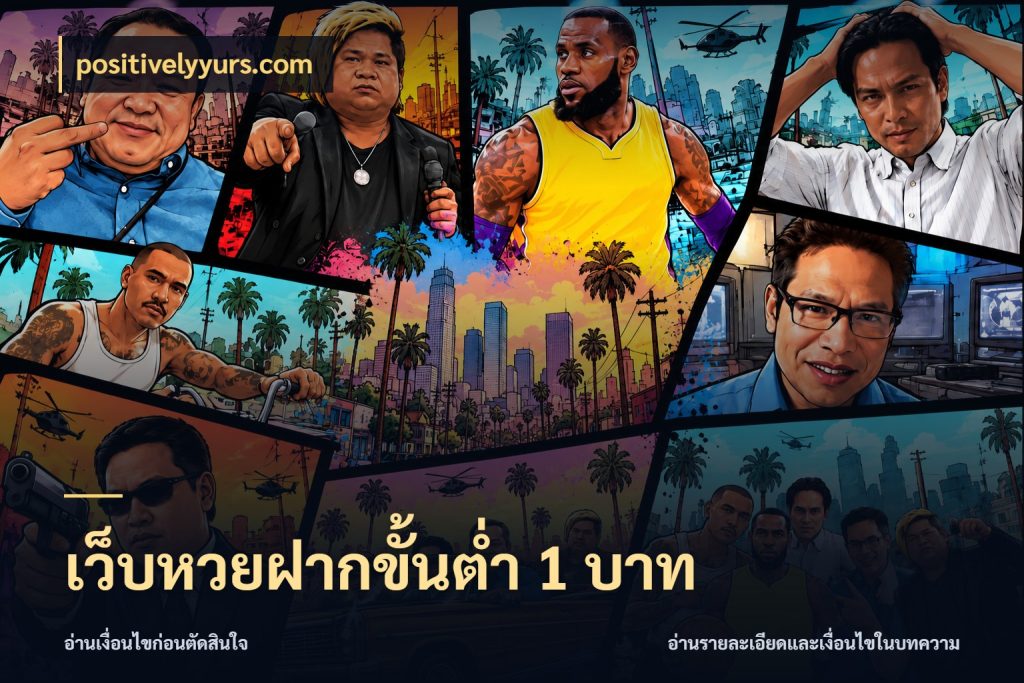เว็บหวยฝากขั้นต่ำ 1 บาท positivelyyurs.com ขอบเขตเงินที่คุณเลือกกับบริการหวย