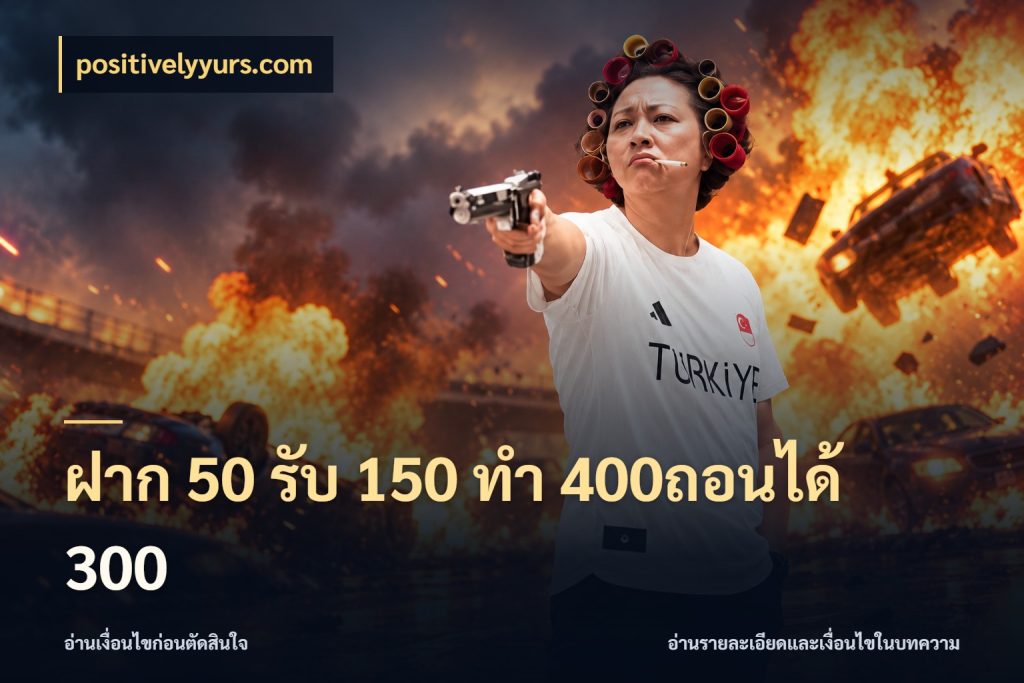 ฝาก 50 รับ 150 ทํา 400ถอนได้ 300 จับประเด็นยอดรับก่อนเลือกความสนุก สไตล์ positivelyyurs.com
