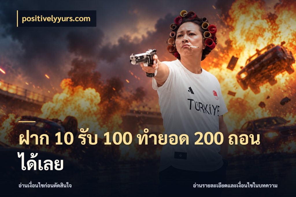 ฝาก 10 รับ 100 ทํายอด 200 ถอนได้เลย สนุกกับตัวเลือกโปรในสไตล์ของคุณ สไตล์ positivelyyurs.com