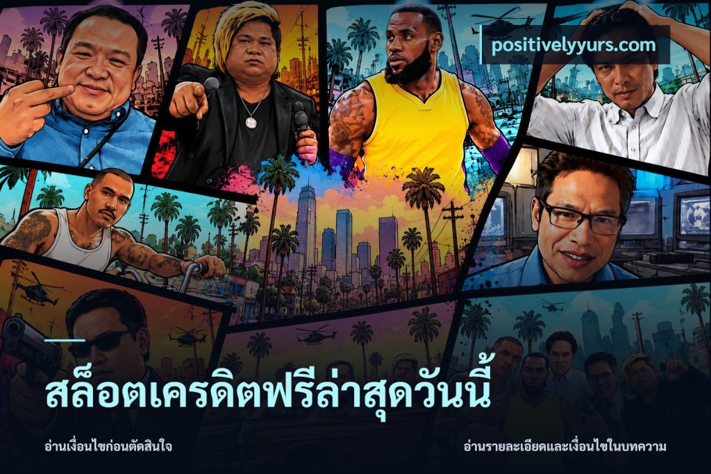 สล็อตเครดิตฟรีล่าสุดวันนี้