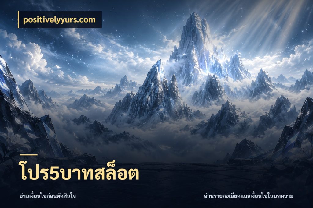 โปร5บาทสล็อต จำนวนเริ่มต้นกับรายละเอียดที่สายเกมสนใจ ในมุม positivelyyurs.com