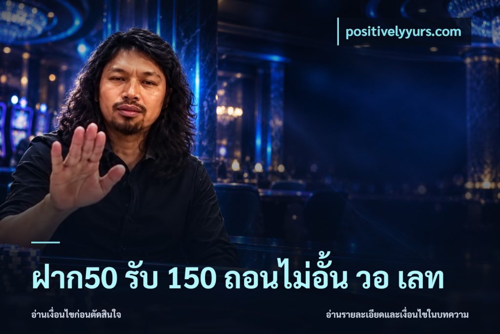 ฝาก50 รับ 150 ถอนไม่อั้น วอ เลท