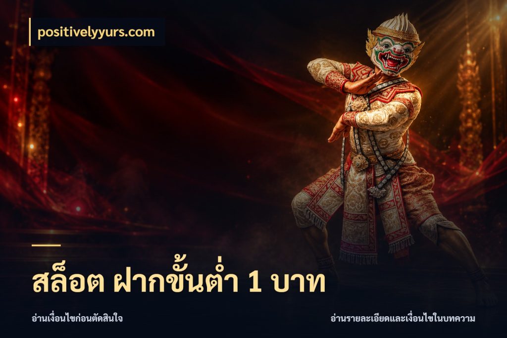 สล็อต ฝากขั้นต่ํา 1 บาท positivelyyurs.com จำนวนเริ่มต้นกับสไตล์เกมที่ชอบ