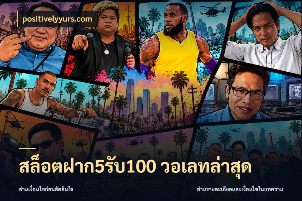 สล็อตฝาก5รับ100 วอเลทล่าสุด สนุกกับตัวเลือกโปรในสไตล์ของคุณ สไตล์ positivelyyurs.com