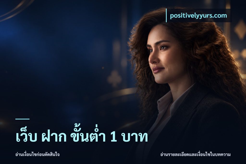 เว็บ ฝาก ขั้นต่ำ 1 บาท