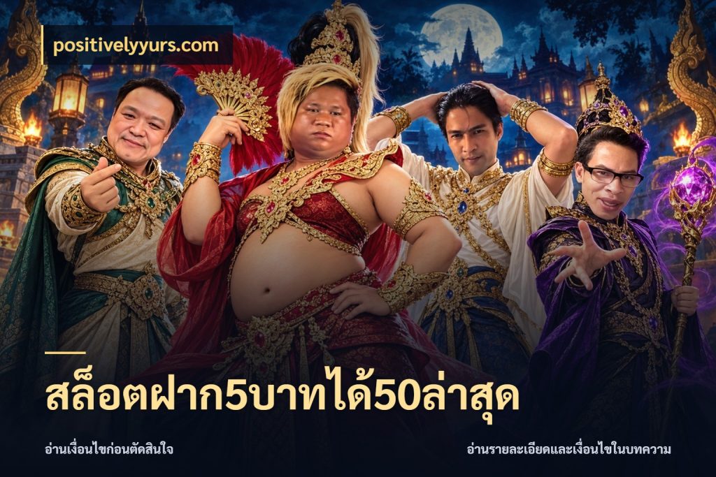 สล็อตฝาก5บาทได้50ล่าสุด positivelyyurs.com จับประเด็นยอดรับก่อนเลือกความสนุก