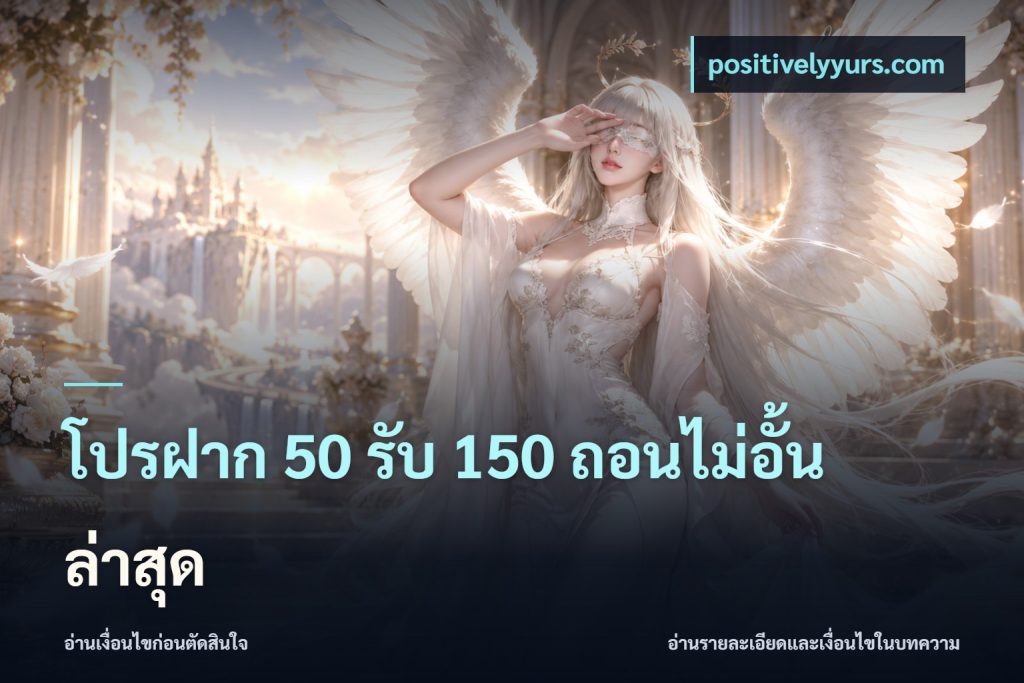 โปรฝาก 50 รับ 150 ถอนไม่อั้นล่าสุด