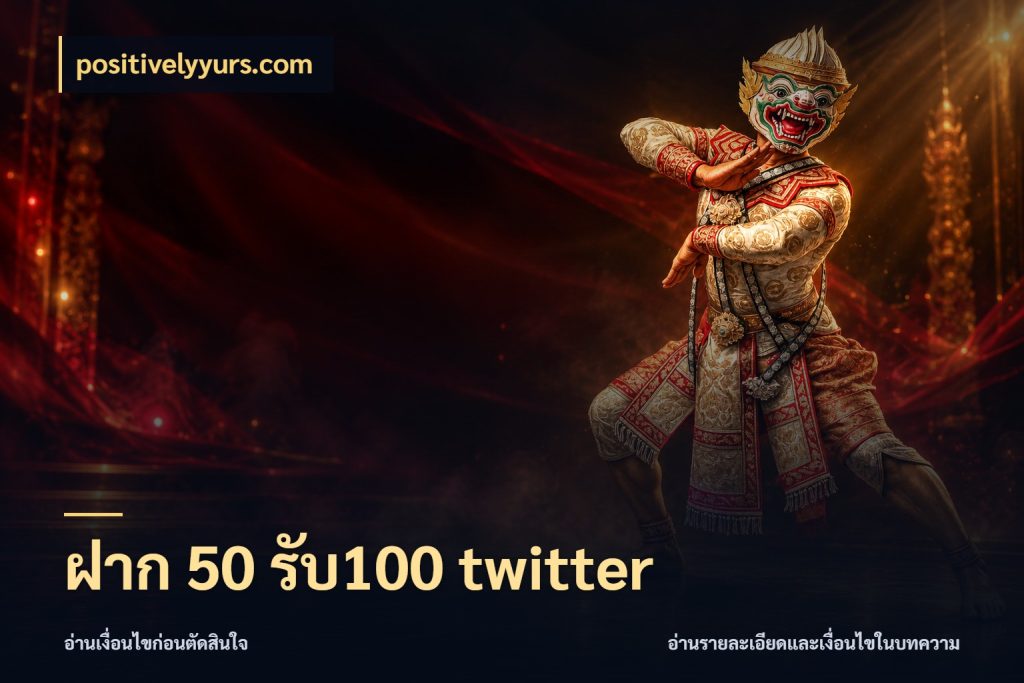 ฝาก 50 รับ100 twitter จับคู่โบนัสกับสไตล์เกมที่ชอบ ในมุม positivelyyurs.com