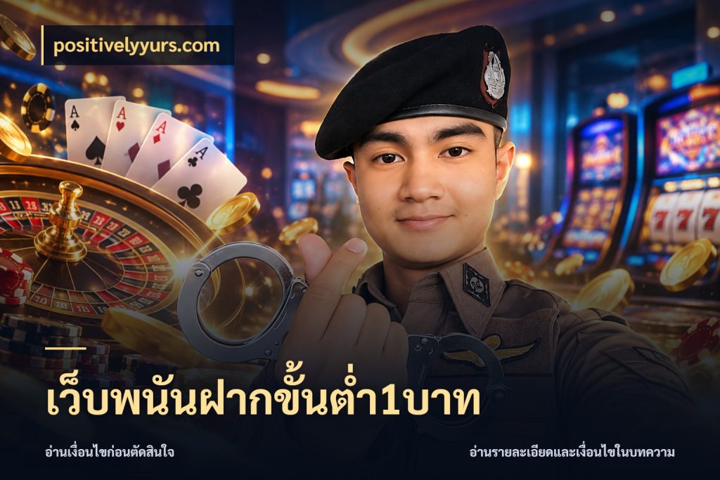 เว็บพนันฝากขั้นต่ำ1บาท เปิดมุมยอดเริ่มต้นสำหรับคนชอบเกม กับ positivelyyurs.com