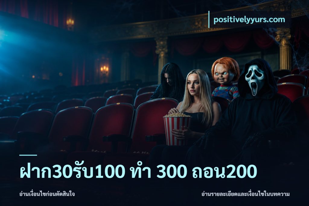 ฝาก30รับ100 ทํา 300 ถอน200