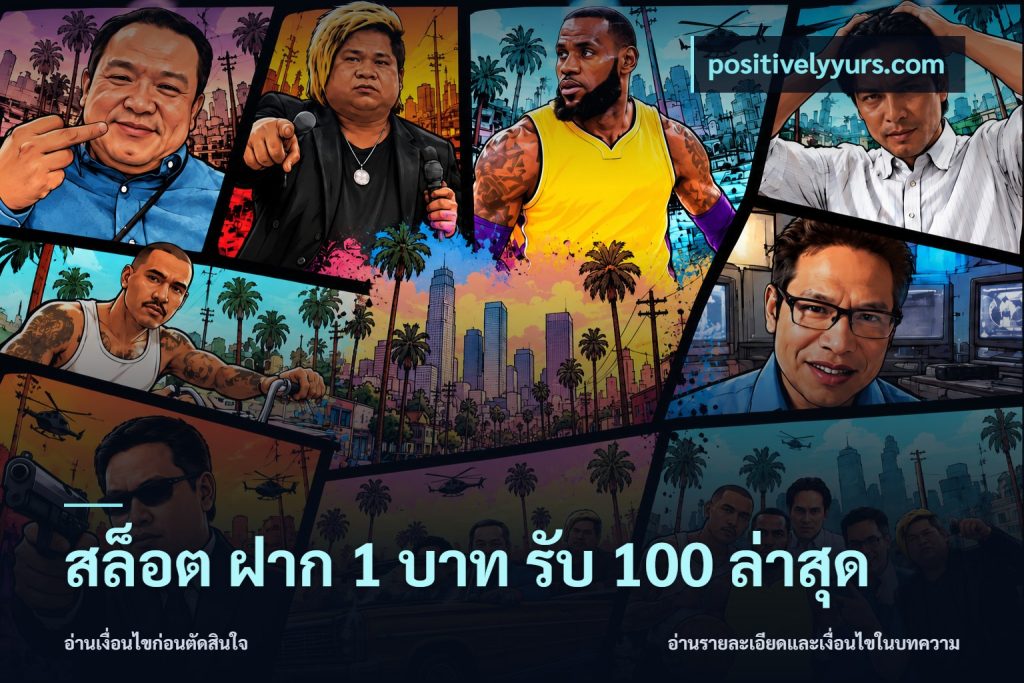 สล็อต ฝาก 1 บาท รับ 100 ล่าสุด