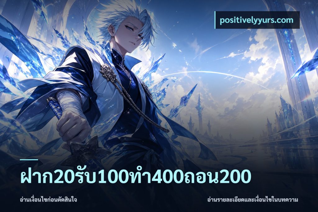 ฝาก20รับ100ทํา400ถอน200