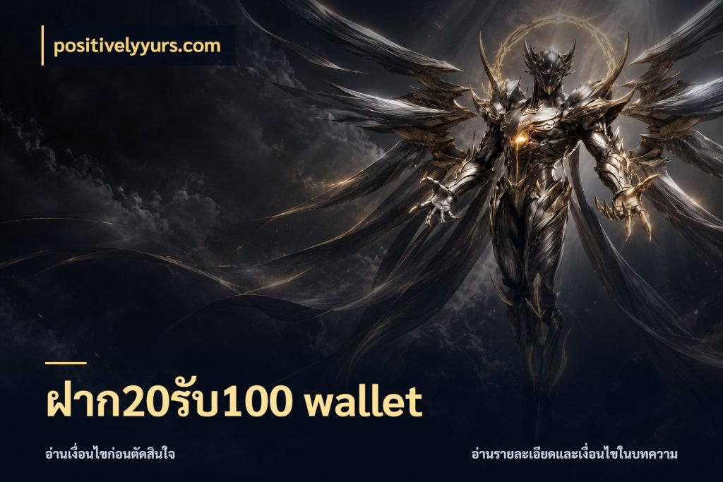 ฝาก20รับ100 wallet จับคู่โบนัสกับสไตล์เกมที่ชอบ กับ positivelyyurs.com