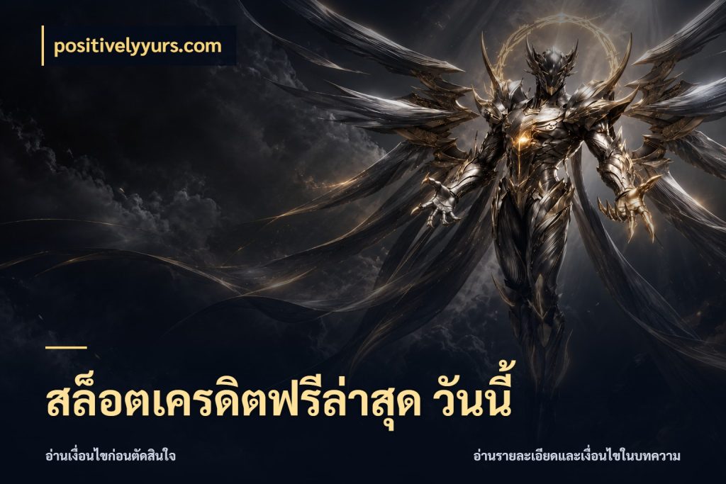 สล็อตเครดิตฟรีล่าสุด วันนี้ เปิดประเด็นเครดิตฟรีสำหรับคนชอบลุ้น กับ positivelyyurs.com