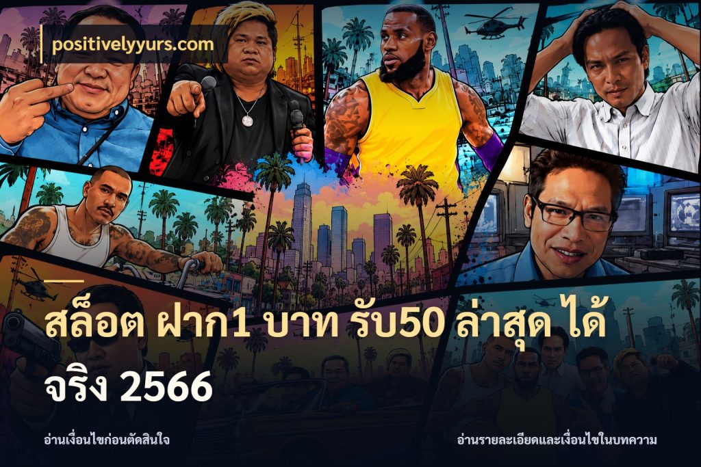 สล็อต ฝาก1 บาท รับ50 ล่าสุด ได้ จริง 2566 จับคู่โบนัสกับสไตล์เกมที่ชอบ สไตล์ positivelyyurs.com