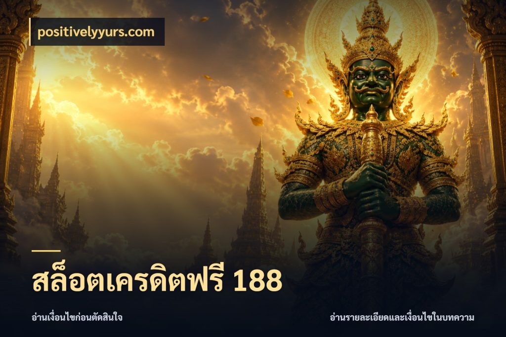 สล็อตเครดิตฟรี 188 เครดิตฟรีในมุมที่สายโบนัสสนใจ กับ positivelyyurs.com