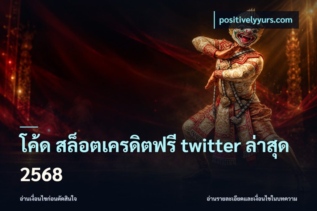 โค้ด สล็อตเครดิตฟรี twitter ล่าสุด 2568