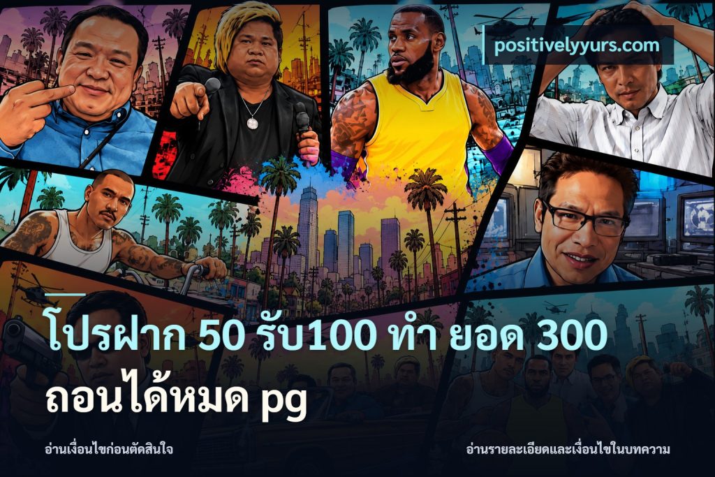 โปรฝาก 50 รับ100 ทํา ยอด 300 ถอนได้หมด pg