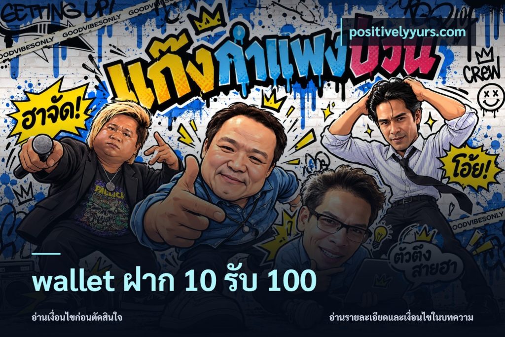 wallet ฝาก 10 รับ 100