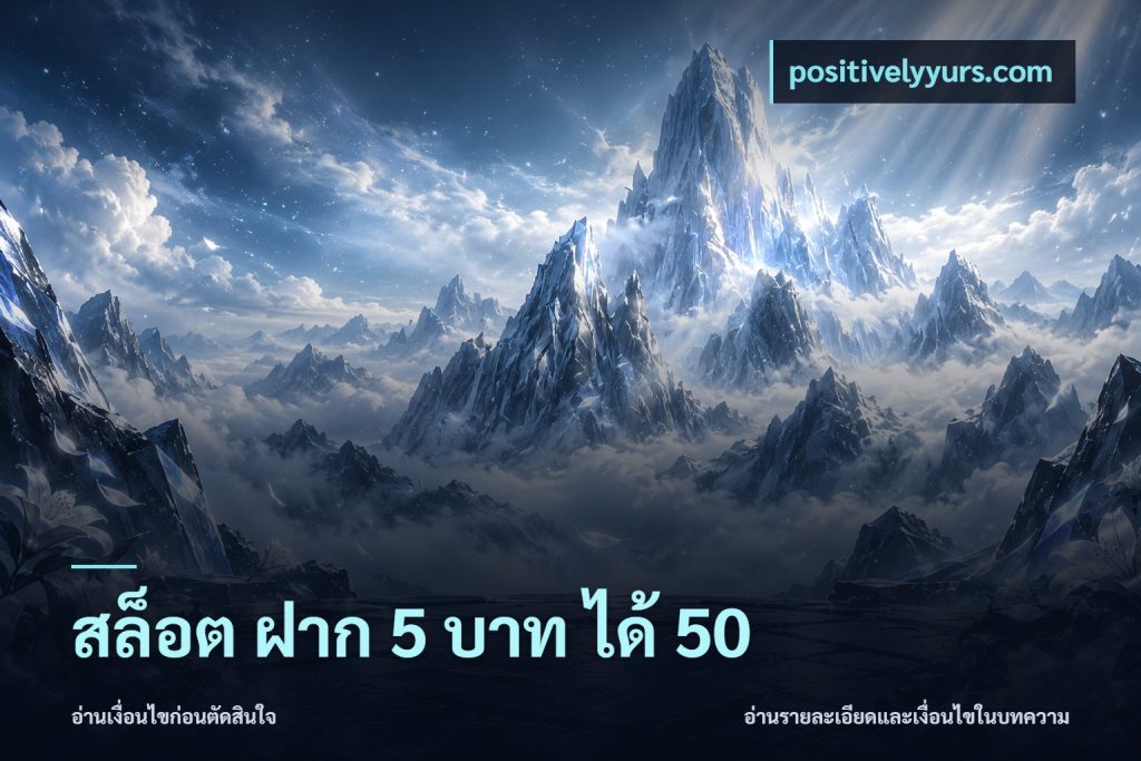 สล็อต ฝาก 5 บาท ได้ 50