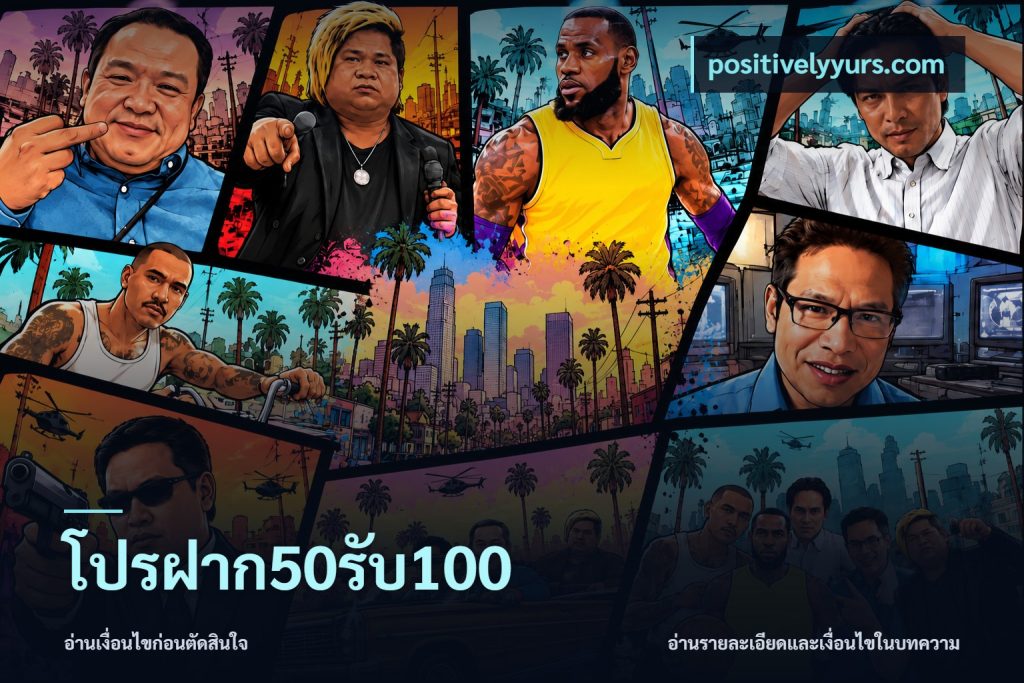 โปรฝาก50รับ100