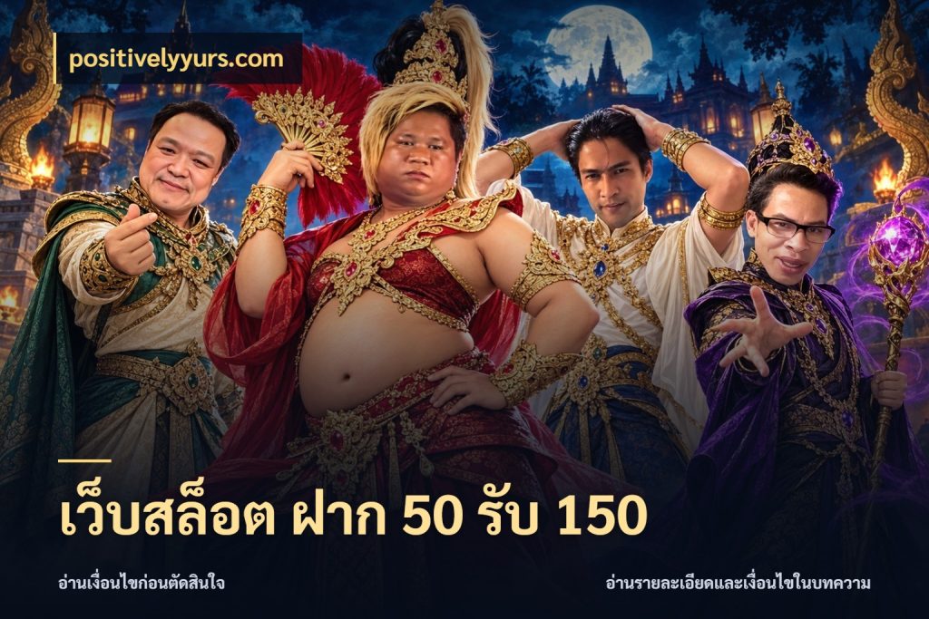 เว็บสล็อต ฝาก 50 รับ 150 เครดิตกับรูปแบบโปรที่ตรงใจ สไตล์ positivelyyurs.com