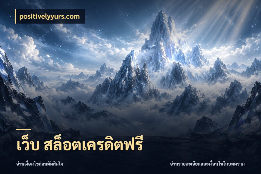 เว็บ สล็อตเครดิตฟรี เครดิตแต่ละรูปแบบมีมุมไหนให้ดู กับ positivelyyurs.com