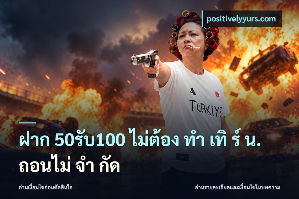 ฝาก 50รับ100 ไม่ต้อง ทํา เทิ ร์ น. ถอนไม่ จํา กัด