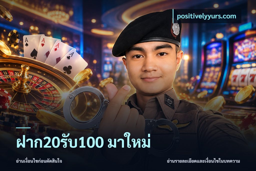 ฝาก20รับ100 มาใหม่