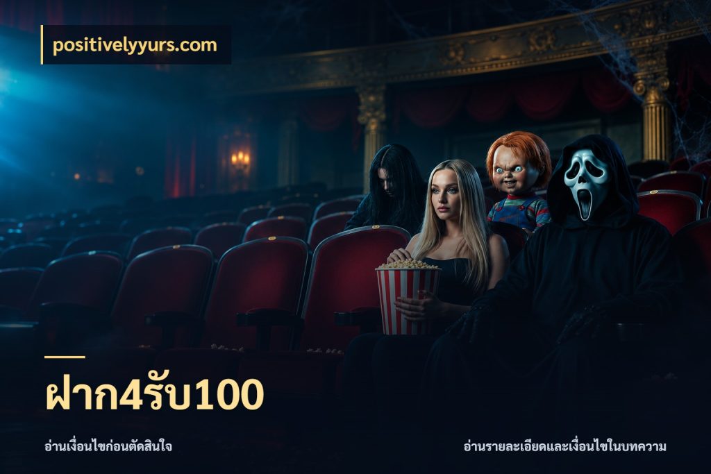 ฝาก4รับ100 สีสันของโปรฝากและยอดรับ กับ positivelyyurs.com