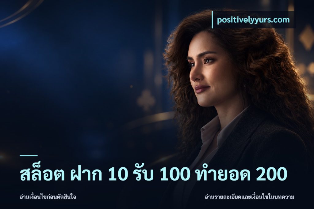สล็อต ฝาก 10 รับ 100 ทำยอด 200