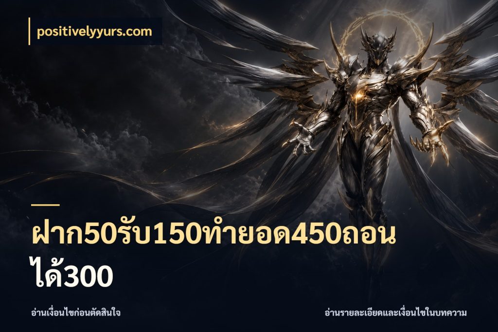 ฝาก50รับ150ทำยอด450ถอนได้300 สนุกกับตัวเลือกโปรในสไตล์ของคุณ สไตล์ positivelyyurs.com