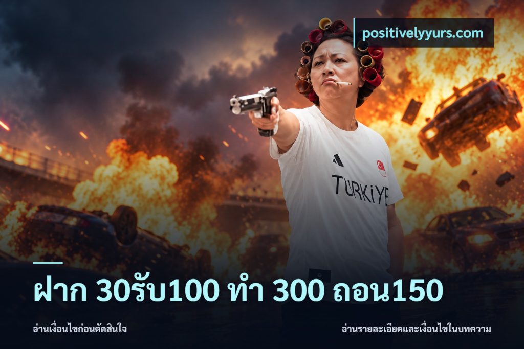 ฝาก 30รับ100 ทํา 300 ถอน150