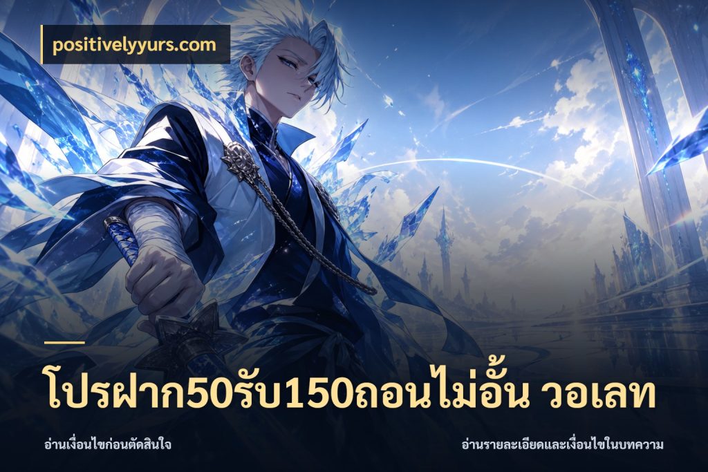 โปรฝาก50รับ150ถอนไม่อั้น วอเลท positivelyyurs.com เปิดมุมโปรให้เข้ากับเกมแนวโปรด